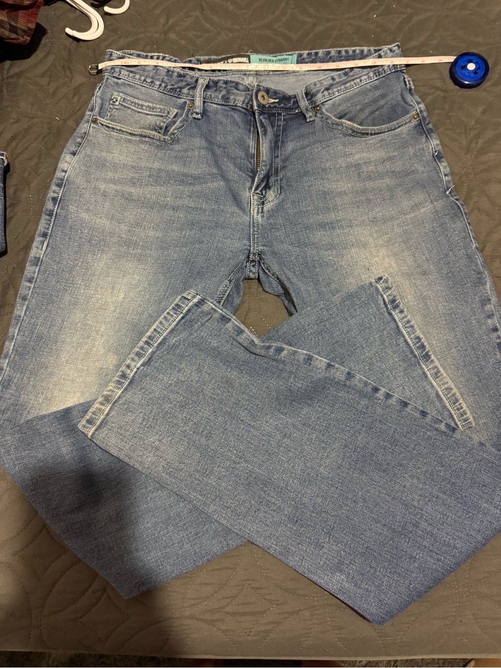 Rock and Roll Light Blue Men's straight leg Jeans